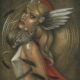 Athena - Original Painting by Artist Carolina Lebar