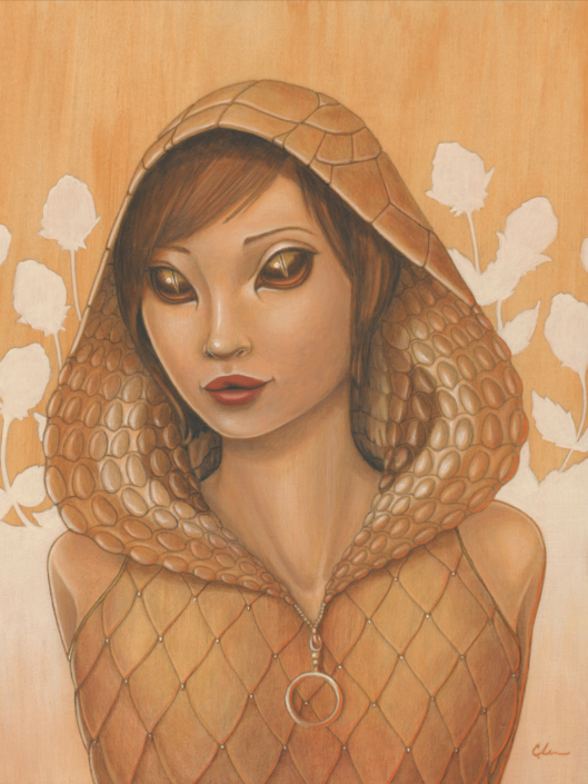 Naja Naja - Original Oil Painting by Artist Carolina Lebar