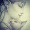 I Will Protect You - Pencil Drawing by Artist Carolina Lebar