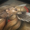 Athena - Original Acrylic Painting by Artist Carolina Lebar