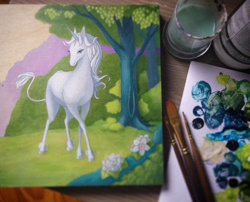 Last Unicorn Commission 1