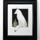 Watchful One Matted and Framed