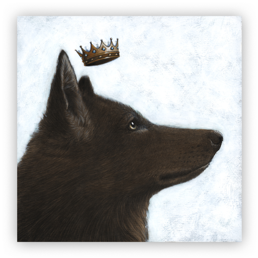 KIN WOLF | Artist Carolina Lebar | Animal Kingdom Series