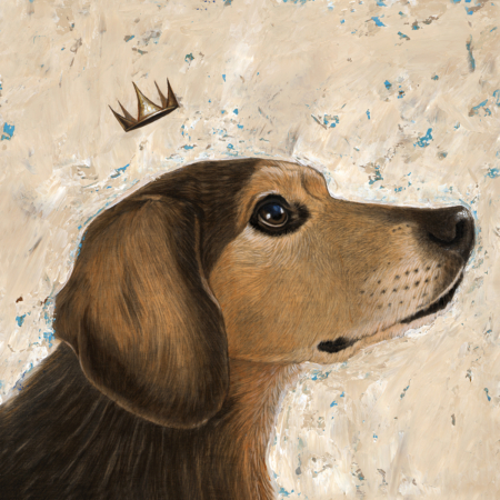 Carolina Lebar | Animal Kingdom | King Beagle | Pet Portrait